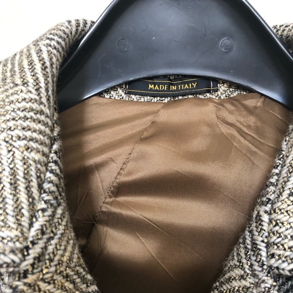 Stylish Wool Trench Coat - Made in Italy -Size 42-M - Picture 4 of 12